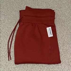 Wide leg fleece pants